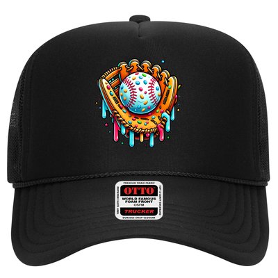 Ice Cream Drip Baseball Stuff Baseball Drip For Boy Graphic  Trucker Hat
