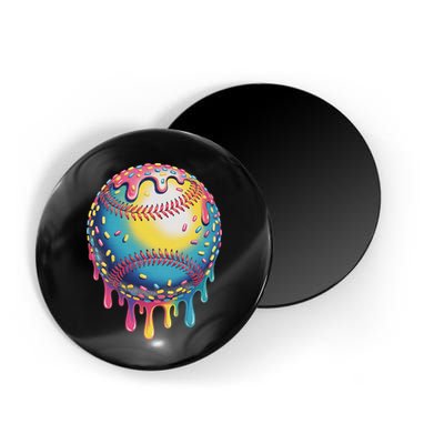 Ice Cream Drip Baseball Stuff Baseball Drip For Magnet