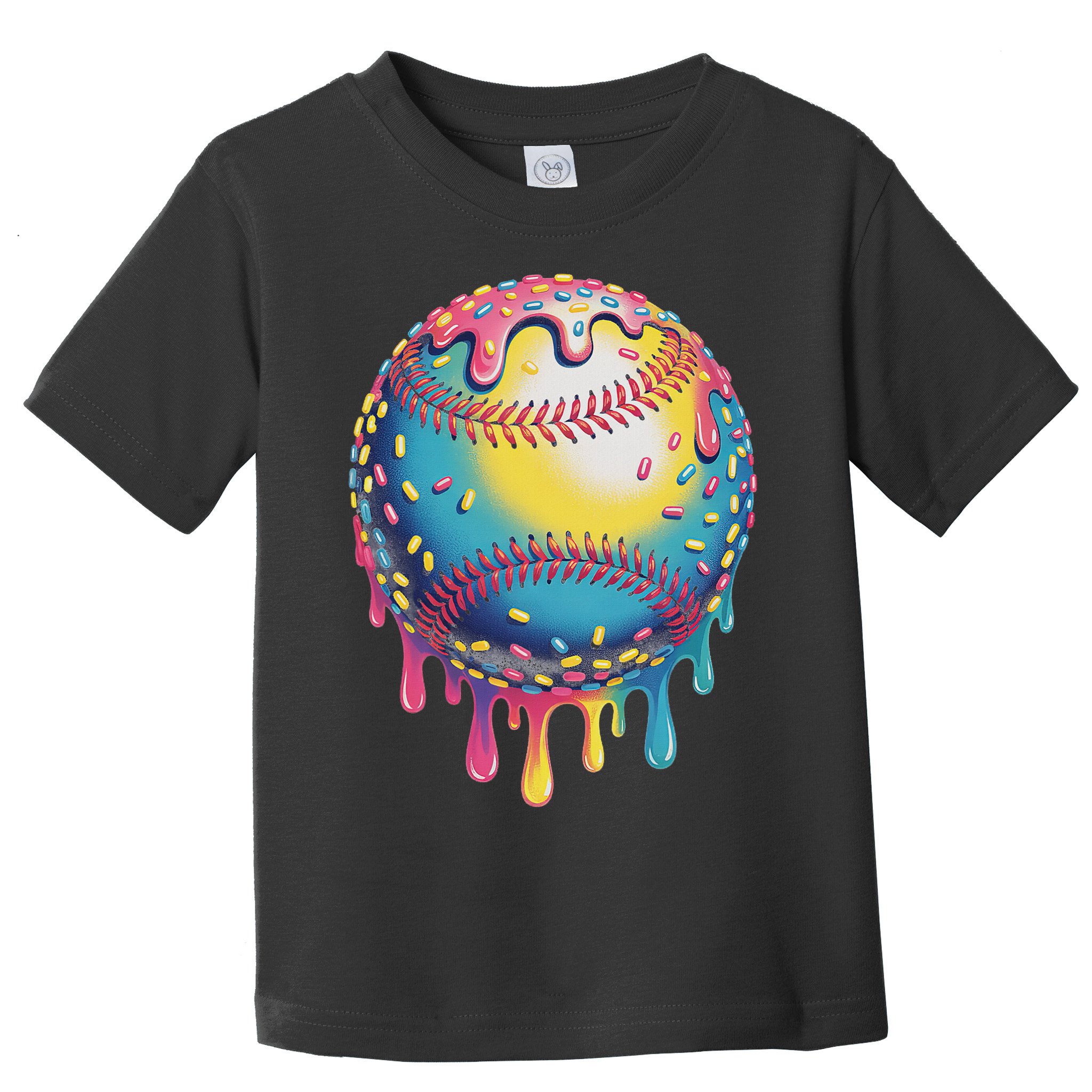 Ice Cream Drip Baseball Stuff Baseball Drip For Toddler T-Shirt