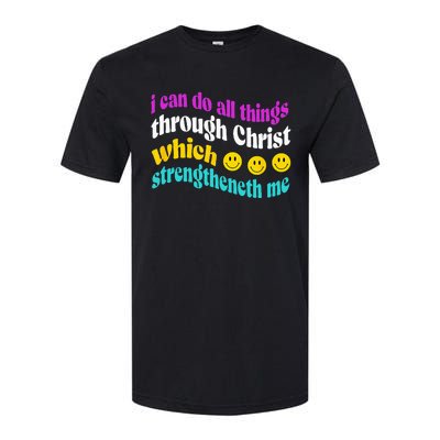 I Can Do All Things Inspirational Gift Softstyle® CVC T-Shirt