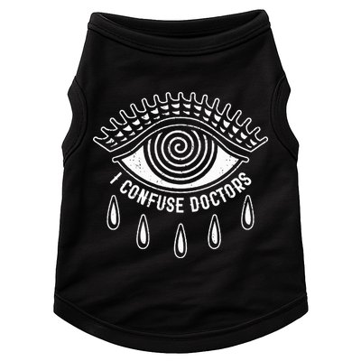 I Confuse Doctors Hypnosis Eye Symbol Funny Doggie Tank