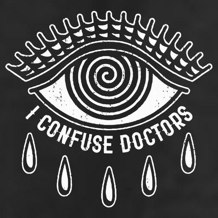 I Confuse Doctors Hypnosis Eye Symbol Funny Golf Towel