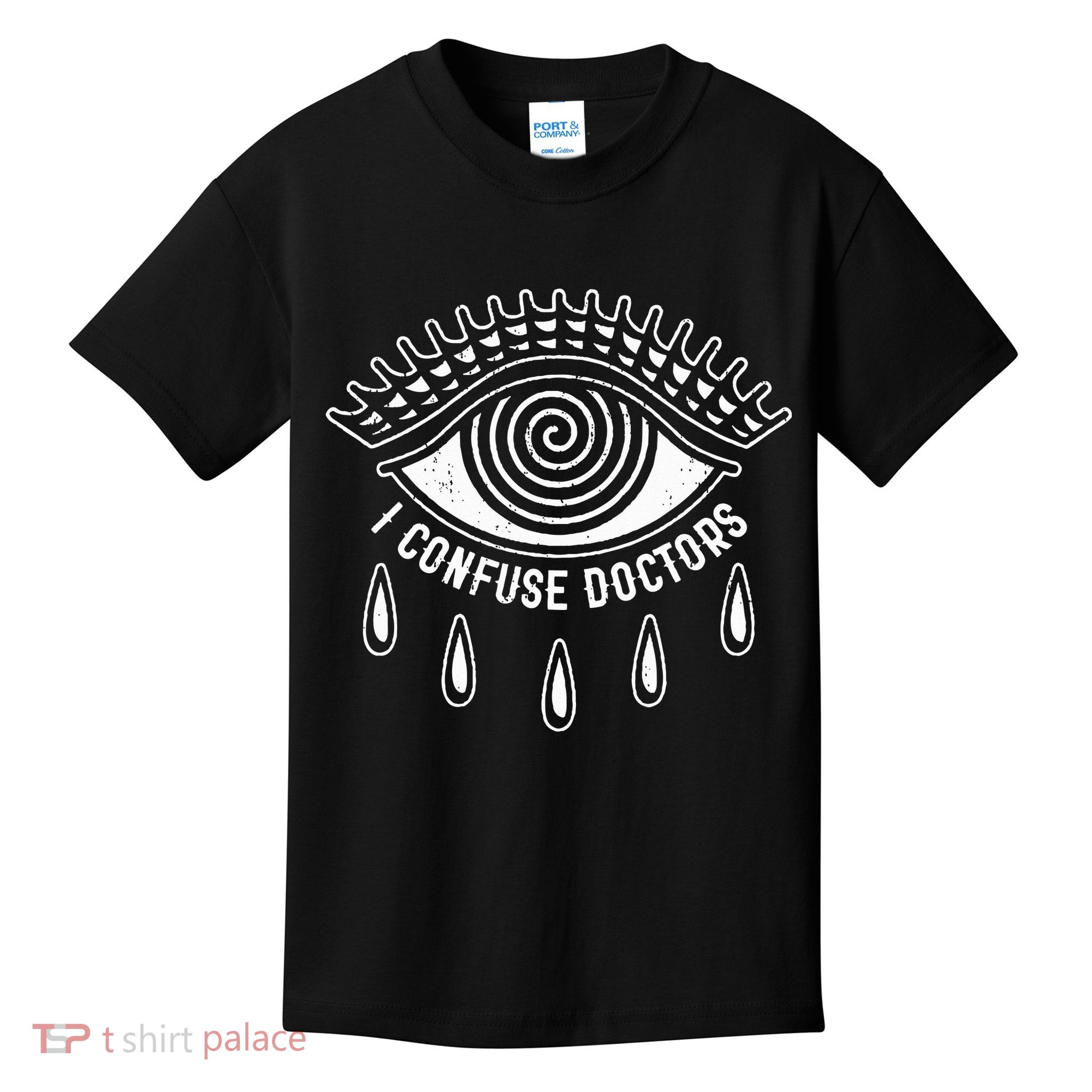I Confuse Doctors Hypnosis Eye Symbol Funny Kids T-Shirt