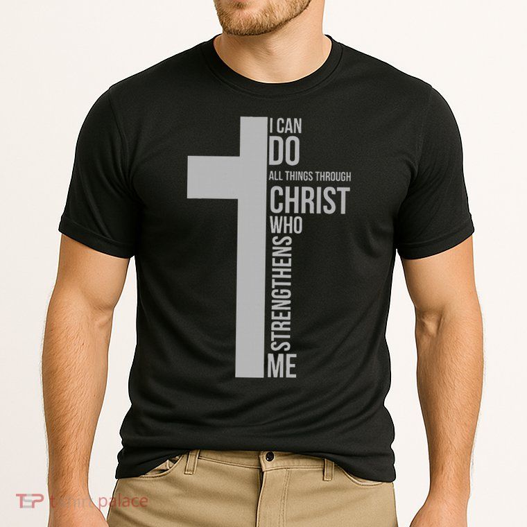 I Can Do All Things Through Christ Who Strengthens Me Cross Performance Shirt
