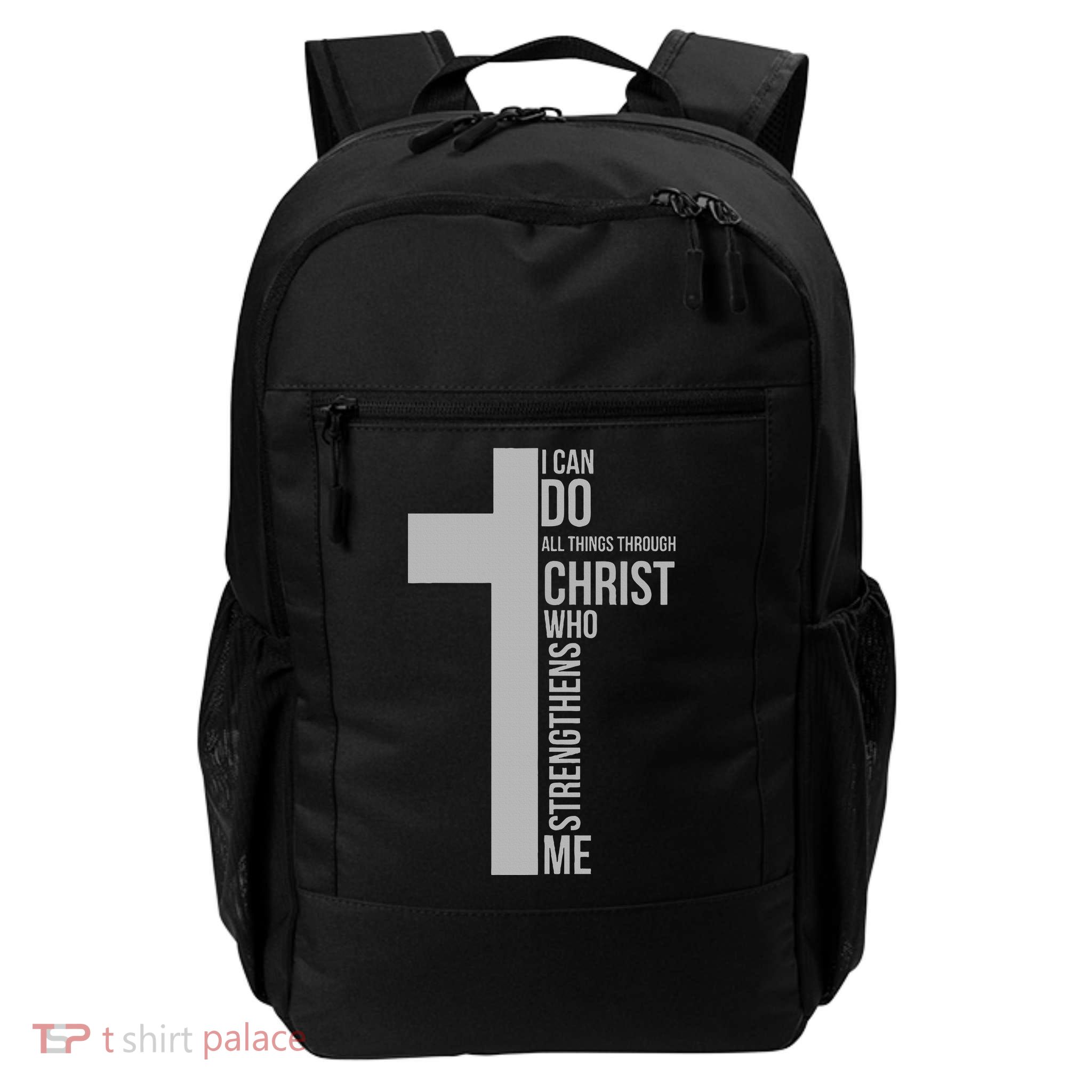 I Can Do All Things Through Christ Who Strengthens Me Cross Backpack