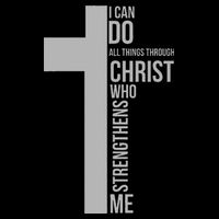 I Can Do All Things Through Christ Who Strengthens Me Cross Youth Performance Sprint T-Shirt