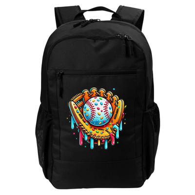 Ice Cream Drip Baseball Stuff Baseball Drip For Backpack