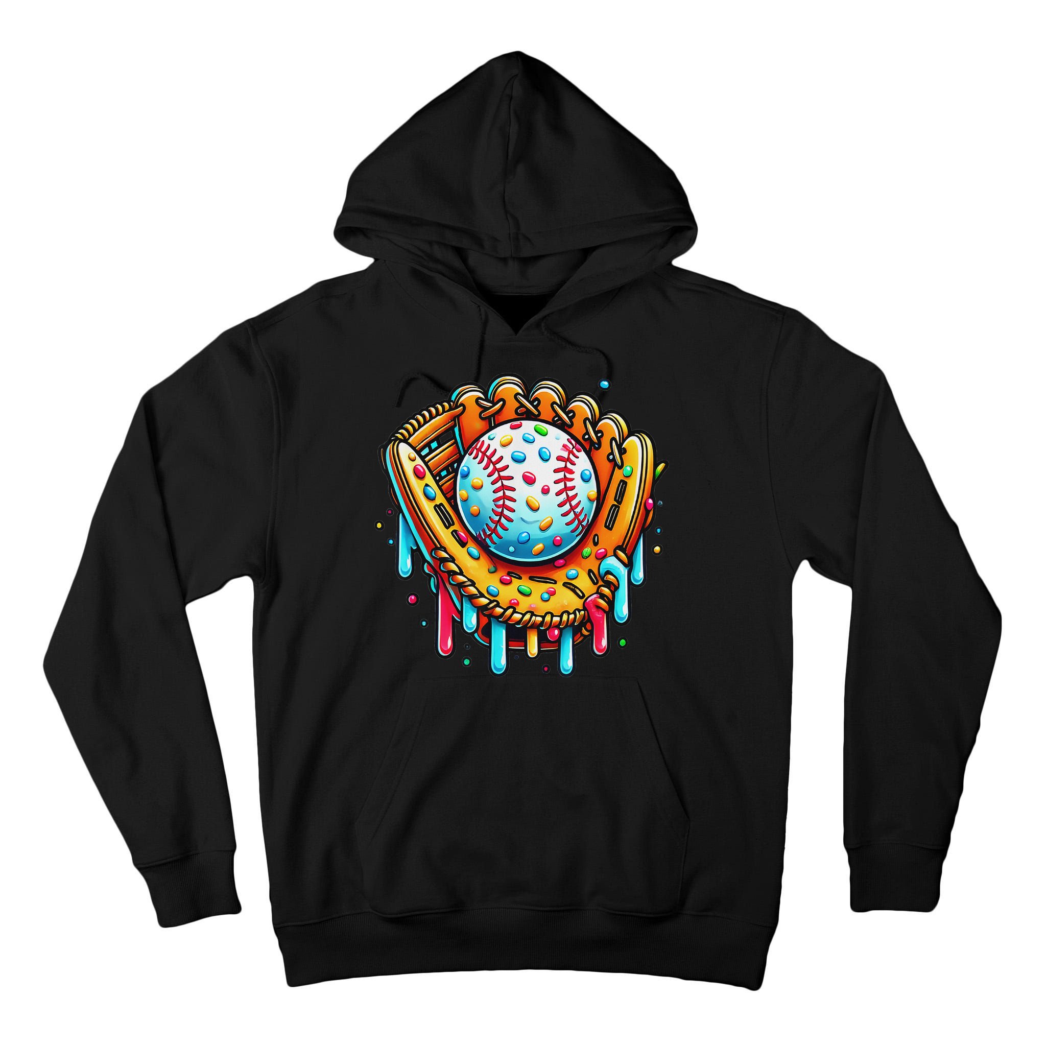 Ice Cream Drip Baseball Stuff Baseball Drip For Tall Hoodie
