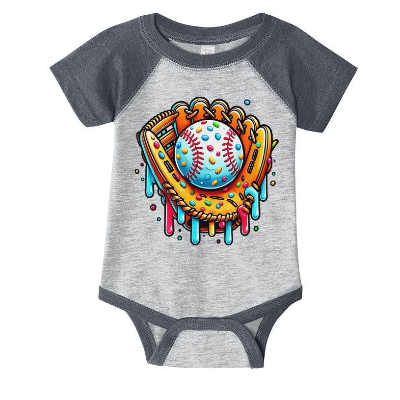 Ice Cream Drip Baseball Stuff Baseball Drip For Infant Baby Jersey Bodysuit