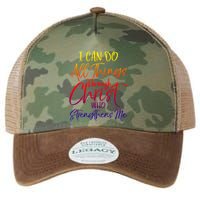 I Can Do All Things Through Christ Who Strengthens Me Gift Legacy Tie Dye Trucker Hat