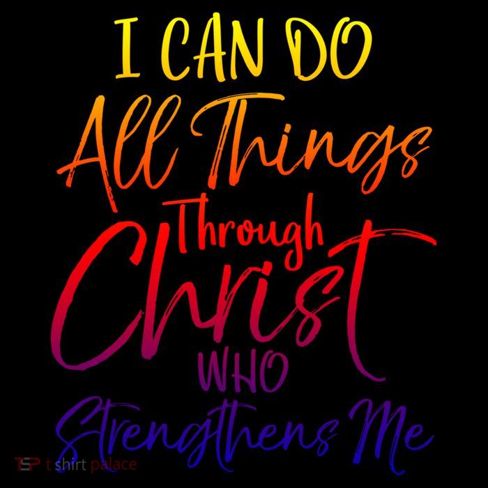 I Can Do All Things Through Christ Who Strengthens Me Gift 7-Panel Snapback Hat