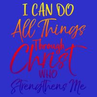 I Can Do All Things Through Christ Who Strengthens Me Gift Zip Tote Bag
