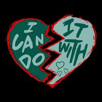 I Can Do It With Broken Heart Flat Bill Trucker Hat