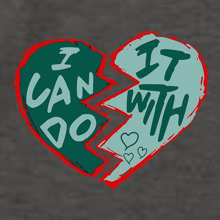 I Can Do It With Broken Heart Vector Backpack