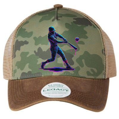 Ice Cream Drip Baseball Player Drip With Sprinkles Legacy Tie Dye Trucker Hat