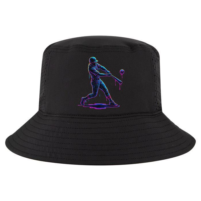 Ice Cream Drip Baseball Player Drip With Sprinkles Cool Comfort Performance Bucket Hat