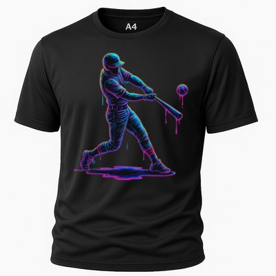 Ice Cream Drip Baseball Player Drip With Sprinkles Performance Shirt