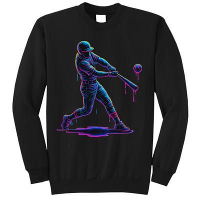 Ice Cream Drip Baseball Player Drip With Sprinkles Sweatshirt