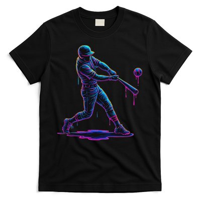 Ice Cream Drip Baseball Player Drip With Sprinkles T-Shirt