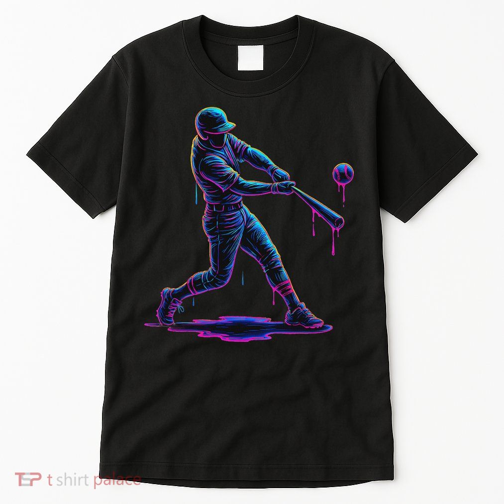 Ice Cream Drip Baseball Player Drip With Sprinkles Tall T-Shirt