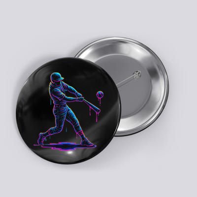 Ice Cream Drip Baseball Player Drip With Sprinkles Button