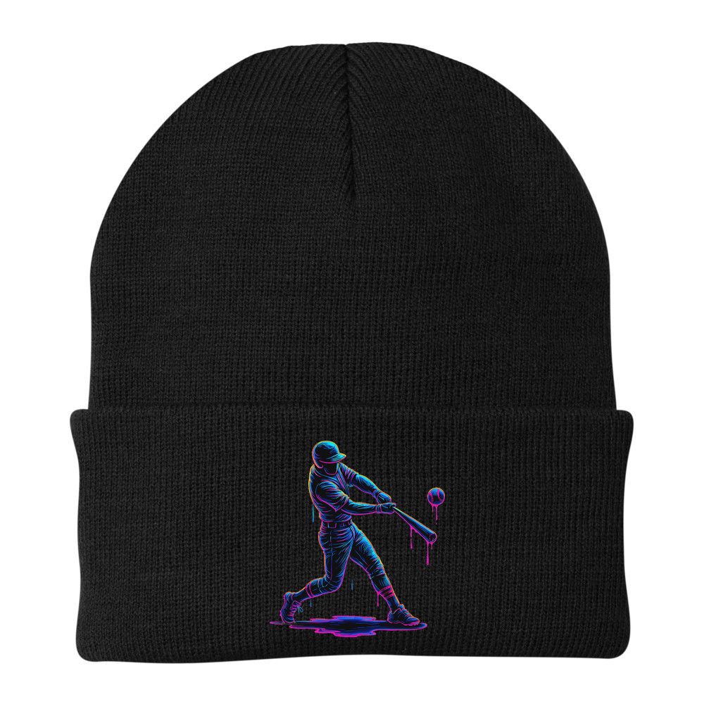 Ice Cream Drip Baseball Player Drip With Sprinkles Beanie