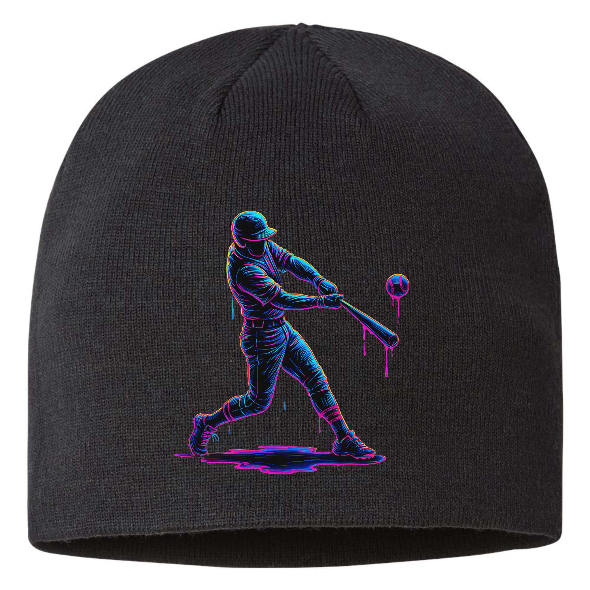 Ice Cream Drip Baseball Player Drip With Sprinkles Sustainable Beanie