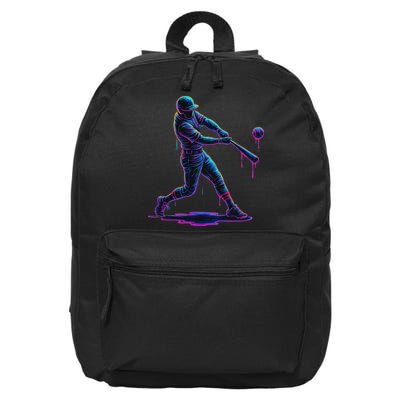 Ice Cream Drip Baseball Player Drip With Sprinkles 16 in Basic Backpack