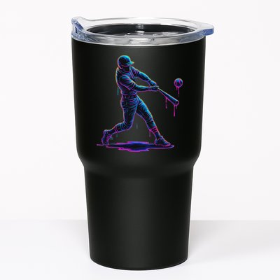 Ice Cream Drip Baseball Player Drip With Sprinkles Tumbler