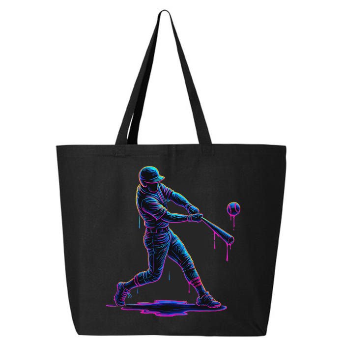 Ice Cream Drip Baseball Player Drip With Sprinkles 25L Jumbo Tote