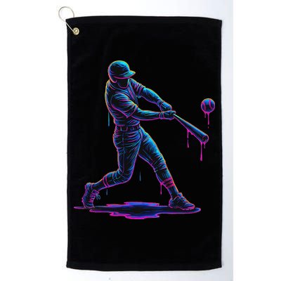 Ice Cream Drip Baseball Player Drip With Sprinkles Golf Towel