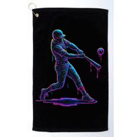 Ice Cream Drip Baseball Player Drip With Sprinkles Golf Towel