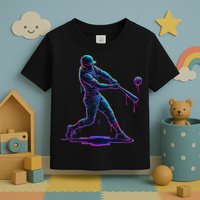 Ice Cream Drip Baseball Player Drip With Sprinkles Toddler T-Shirt