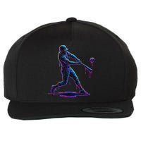 Ice Cream Drip Baseball Player Drip With Sprinkles Wool Snapback Cap