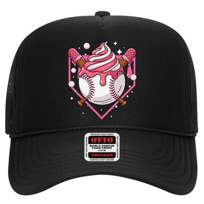 Ice Cream Drip Baseball Stuff Stuff Baseball Trucker Hat