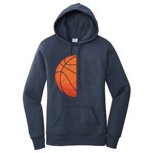 I Can Do All Things Through Basketball Christian Gift Women's Pullover Hoodie