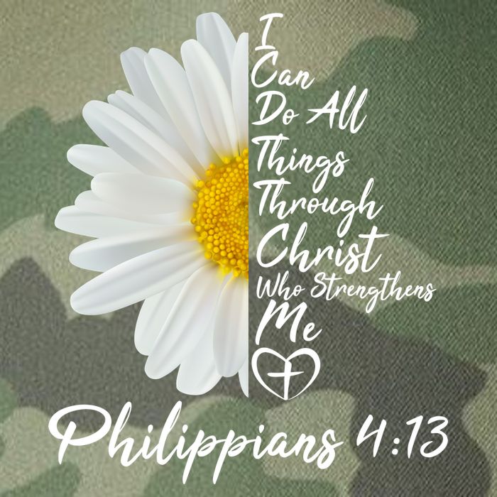 I Can Do All Things Through Christ Who Strengthens Me Philippian 4 13 Flower Legacy Tie Dye Trucker Hat