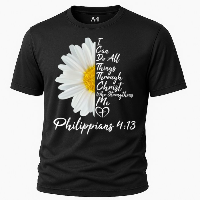 I Can Do All Things Through Christ Who Strengthens Me Philippian 4 13 Flower Performance Shirt