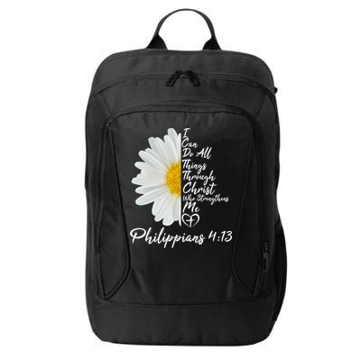I Can Do All Things Through Christ Who Strengthens Me Philippian 4 13 Flower City Backpack