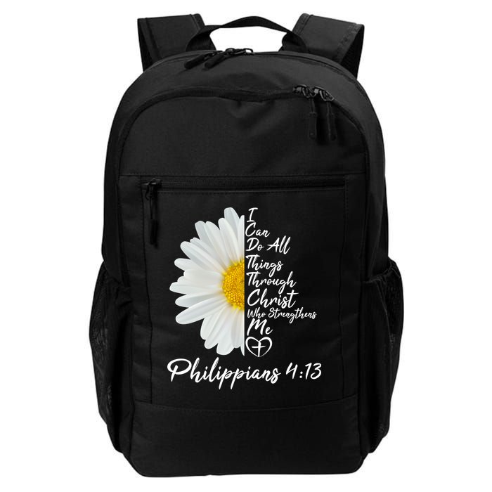 I Can Do All Things Through Christ Who Strengthens Me Philippian 4 13 Flower Backpack
