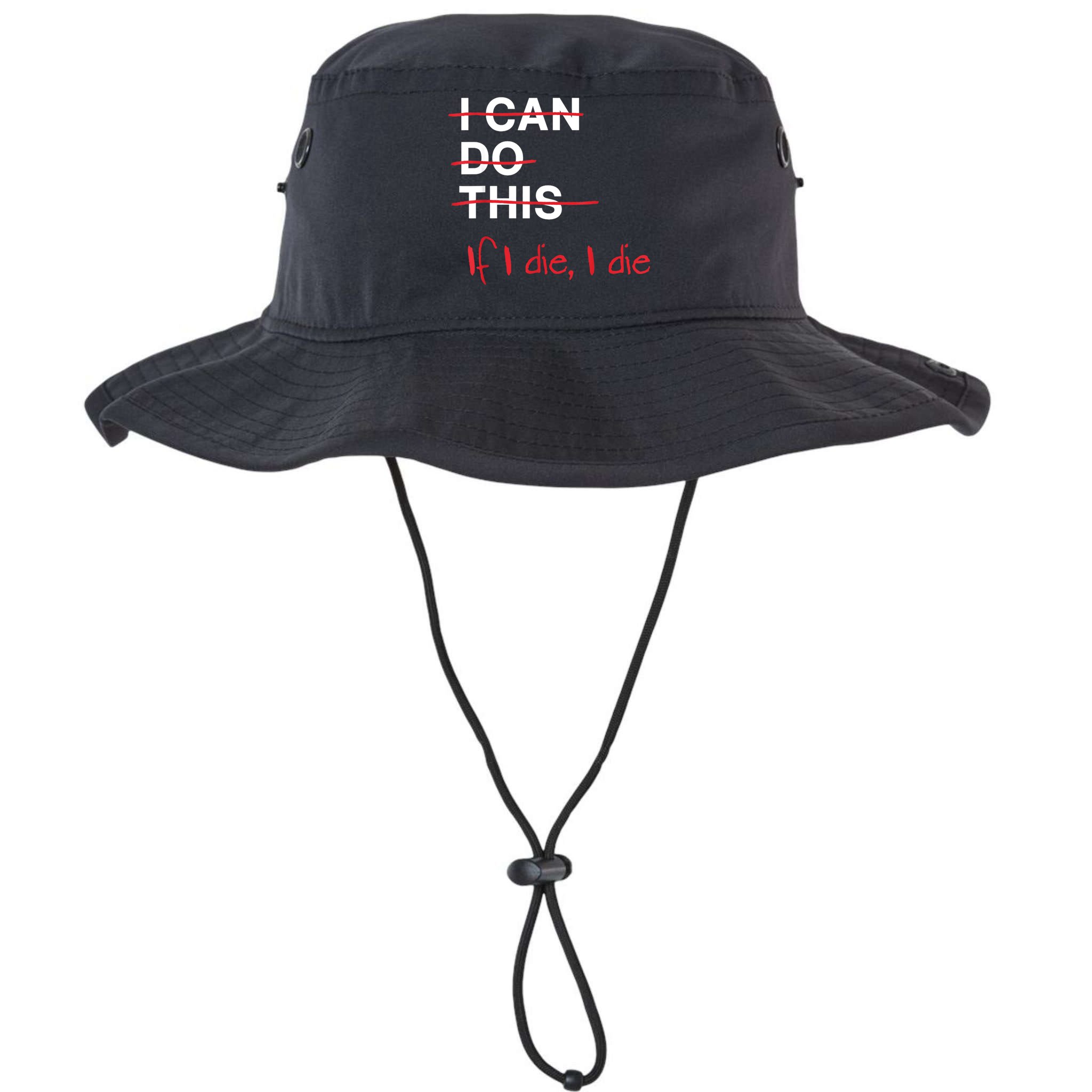 I Can Do This If I Die I Die Funny Fitness Workout Gym Lover Bucket Hat