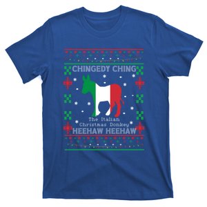 Italian Christmas Donkey Italy Ugly Christmas Xmas Gift T-Shirt