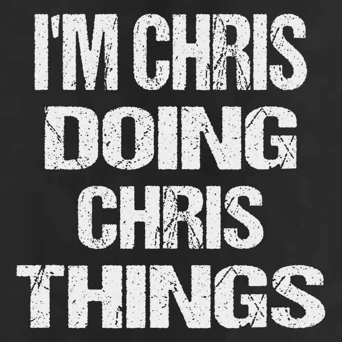 IM Chris Doing Chris Things Personalized First Name Gift 12oz Stainless Steel Coffee Mug