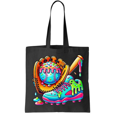 Ice Cream Drip Baseball Stuff Baseball Drip For Graphic Bag