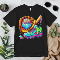 Ice Cream Drip Baseball Stuff Baseball Drip For Graphic Premium T-Shirt