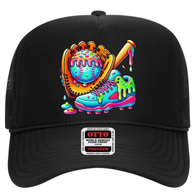Ice Cream Drip Baseball Stuff Baseball Drip For Graphic Trucker Hat