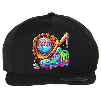 Ice Cream Drip Baseball Stuff Baseball Drip For Graphic Wool Snapback Cap