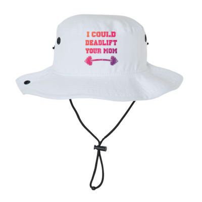 I Could Deadlift Your Mom Weightlifting Gift Funny Gift Legacy Cool Fit Booney Bucket Hat