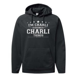 Im Charli Doing Charli Things Performance Fleece Hoodie