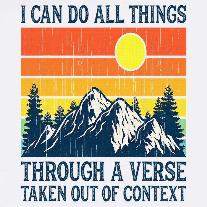I can do all things through a verse taken out of context Knit Cap Winter Beanie